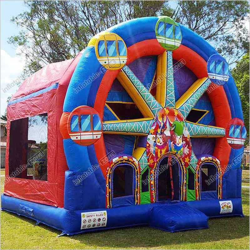 Ferris Wheel Bounce House Combo Fun N Sun Inflatables Biggest Jumping Castle - Inflatable-Zone