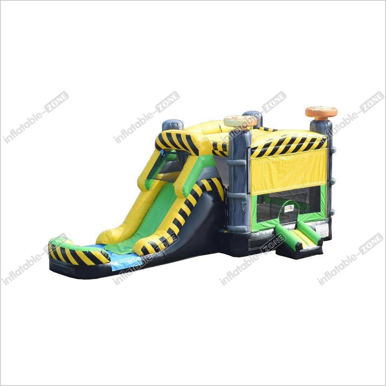 Adventure Bounce House Water Slide Combo Wet Dry Blast Zone Bouncy Castle Fun Inflatable - Inflatable-Zone