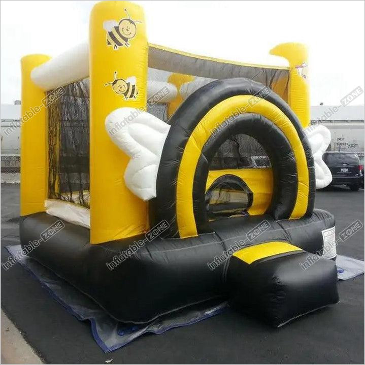 Busy Bee Bounce House Moonwalk Party Inflatable Bouncers Blow Up Bouncy Castle Play Centre - Inflatable-Zone