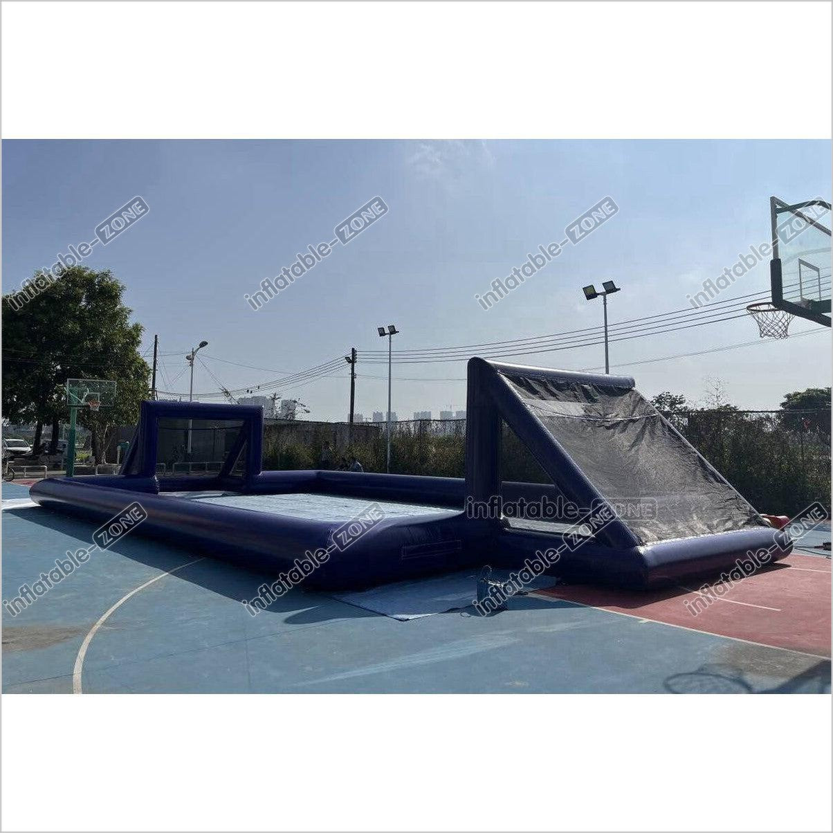 Big Inflatable Soap Football Field Soccer Court Arena Sports Game Inflatable Football Pitch - Inflatable-Zone