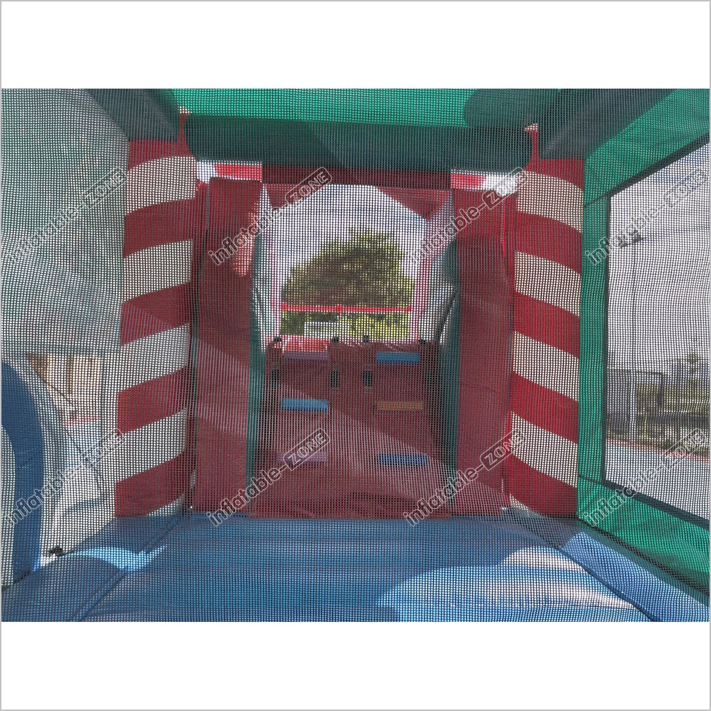 Candy Cane Christmas Tree Inflatable Bounce House With Water Slide Combo Game Bouncy Castle And Slide Hire - Inflatable-Zone