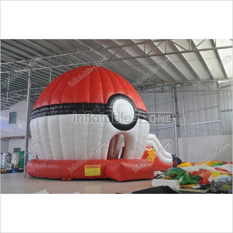 Inflatable Bouncer Pokeball Castle, Kids Jumping Pikachu Pokeball Castle