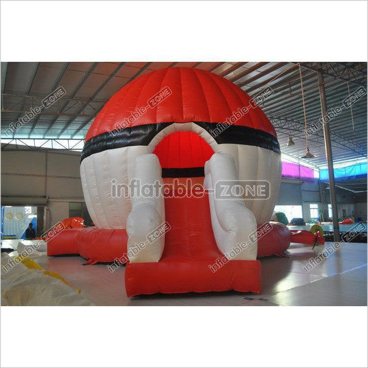 Inflatable Bouncer Pokeball Castle, Kids Jumping Pikachu Pokeball Castle