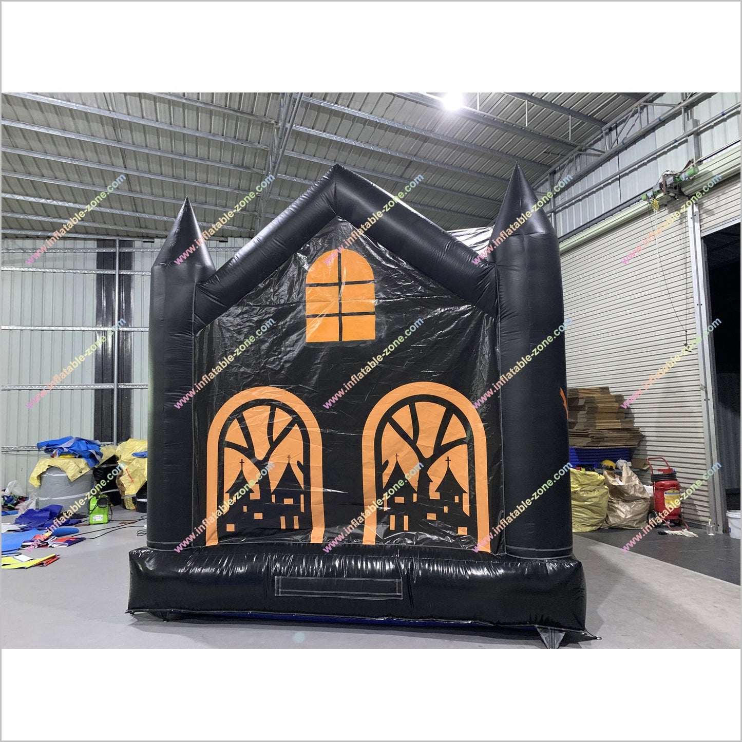 Halloween Haunted Castle Inflatable Fun Park Bounce House Indoor Near Me Blow Up Jumpers For Sale - Inflatable-Zone