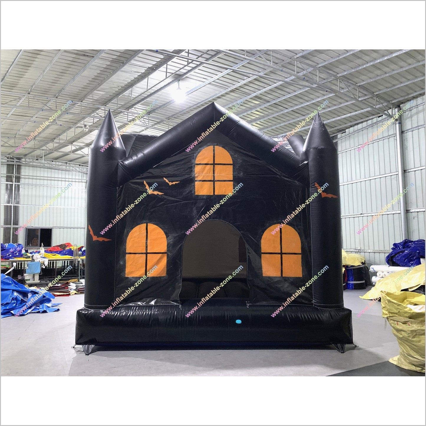 Halloween Haunted Castle Inflatable Fun Park Bounce House Indoor Near Me Blow Up Jumpers For Sale - Inflatable-Zone