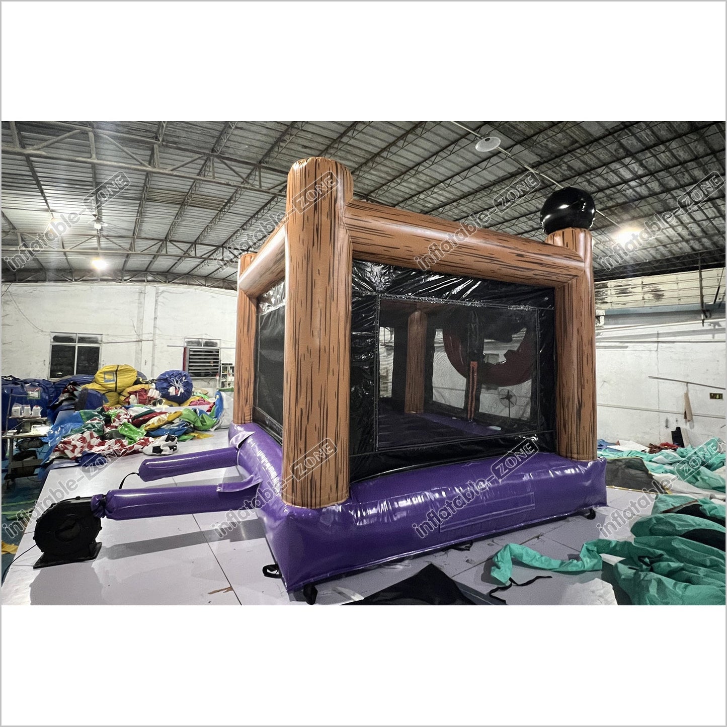 Halloween Jack O Lantern Bouncy Castle Indoor Playground Big Inflatable Pumpkin Jump House Rental Near Me - Inflatable-Zone