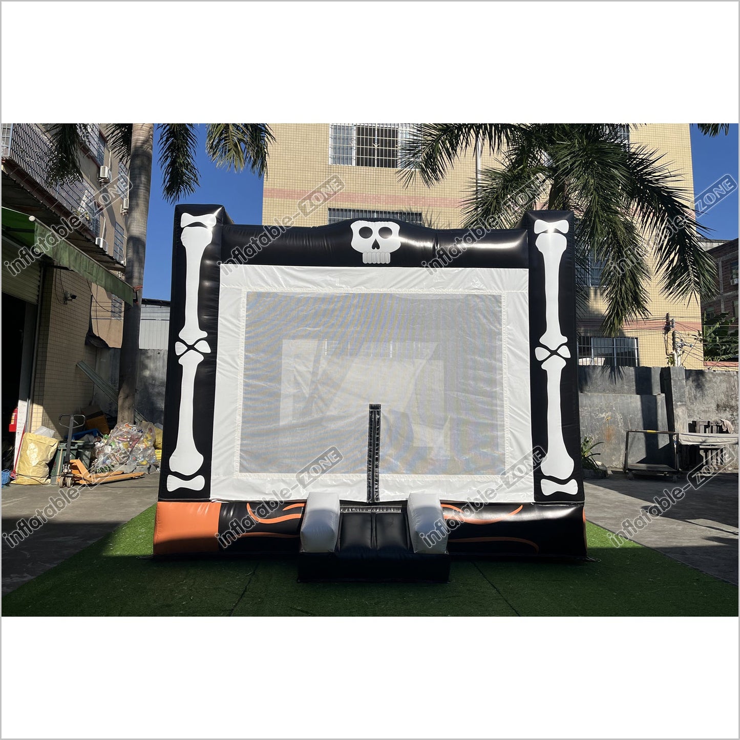 Halloween Skeleton Bouncy Castle Inflatables Backyard Birthday Party Outdoor Inflatable Bounce House - Inflatable-Zone