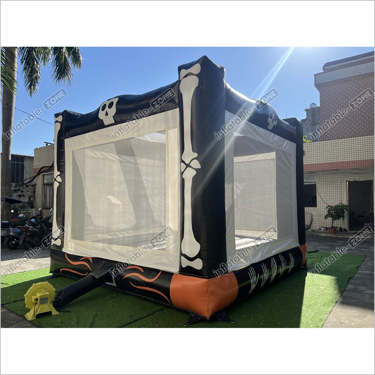 Halloween Skeleton Bouncy Castle Inflatables Backyard Birthday Party Outdoor Inflatable Bounce House - Inflatable-Zone