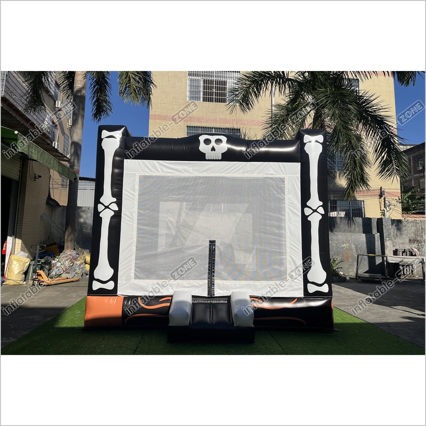 Halloween Skeleton Bouncy Castle Inflatables Backyard Birthday Party Outdoor Inflatable Bounce House - Inflatable-Zone