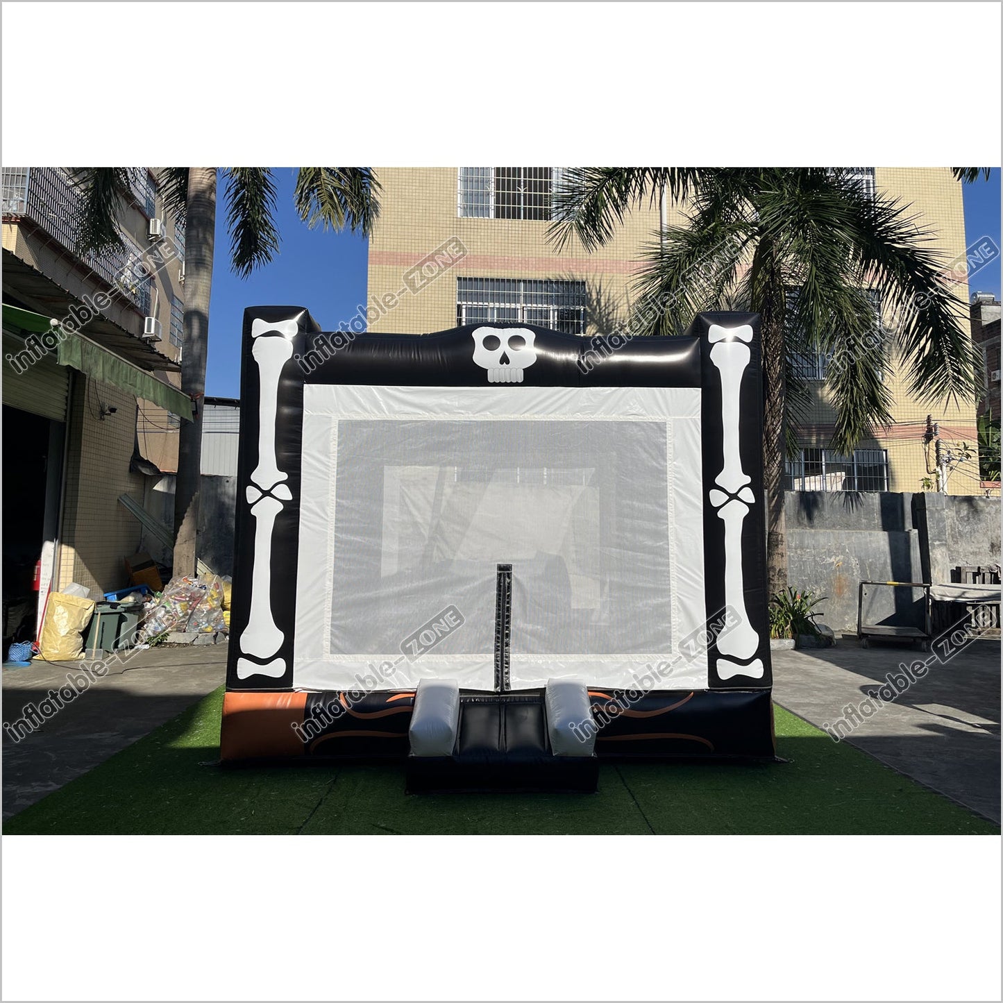 Halloween Skeleton Bouncy Castle Inflatables Backyard Birthday Party Outdoor Inflatable Bounce House - Inflatable-Zone