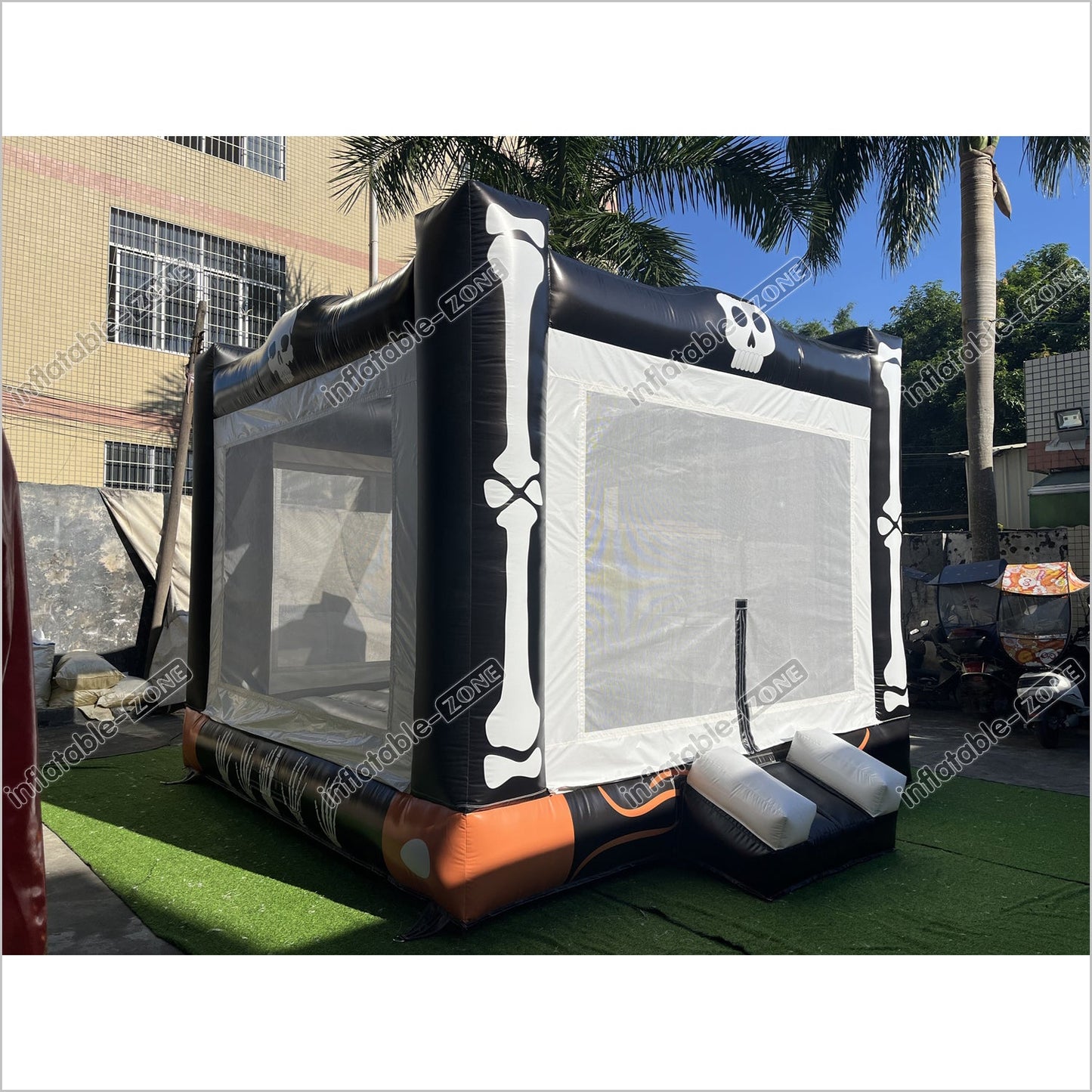 Halloween Skeleton Bouncy Castle Inflatables Backyard Birthday Party Outdoor Inflatable Bounce House - Inflatable-Zone