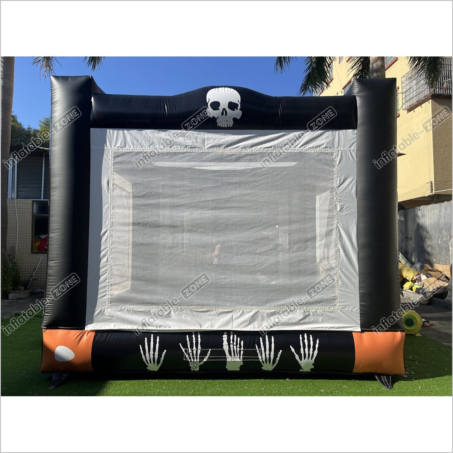 Halloween Skeleton Bouncy Castle Inflatables Backyard Birthday Party Outdoor Inflatable Bounce House - Inflatable-Zone