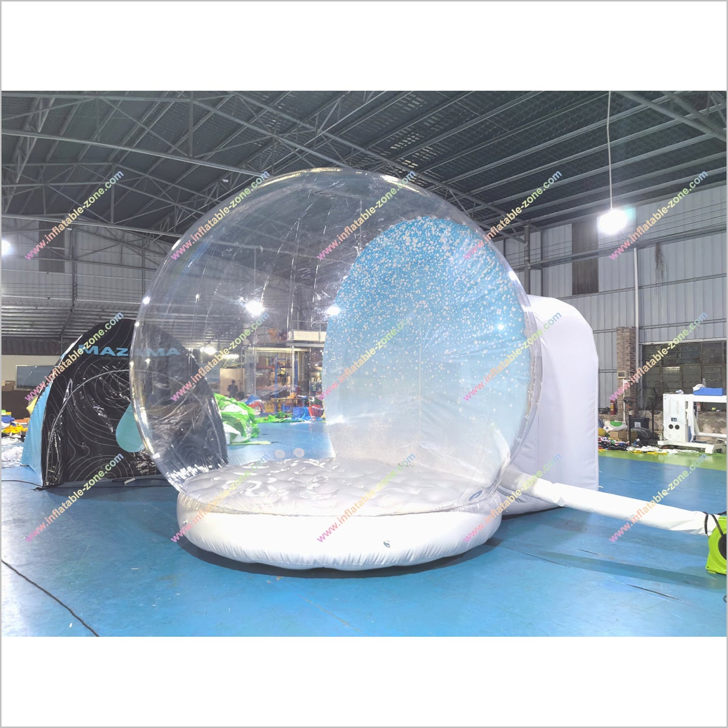 Hire Inflatable Snow Globe Inflatable Photo Booth Snow Globe Dome Bubble Bounce House For Holiday Events - Inflatable-Zone