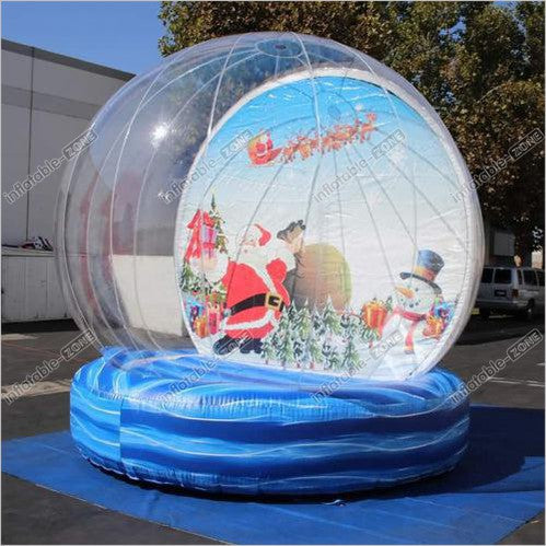 Inflatable Snow Globe Life Size Snowglobe Blow Up Snow Globe - Inflatable-Zone