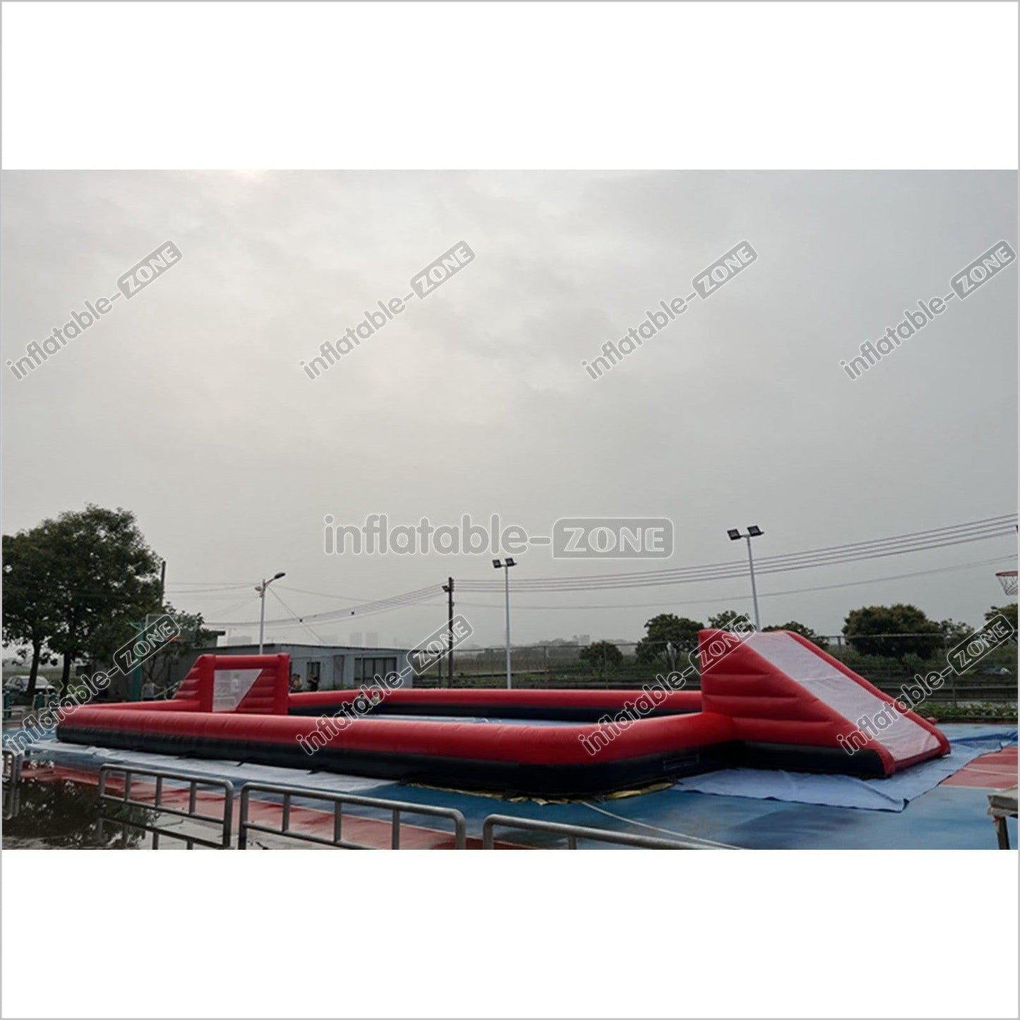 Soccer Field Inflatable Soap Soccer Areana Inflatable Soccer Court - Inflatable-Zone