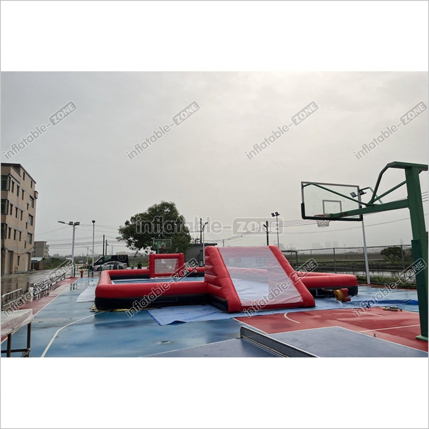 Soccer Field Inflatable Soap Soccer Areana Inflatable Soccer Court - Inflatable-Zone
