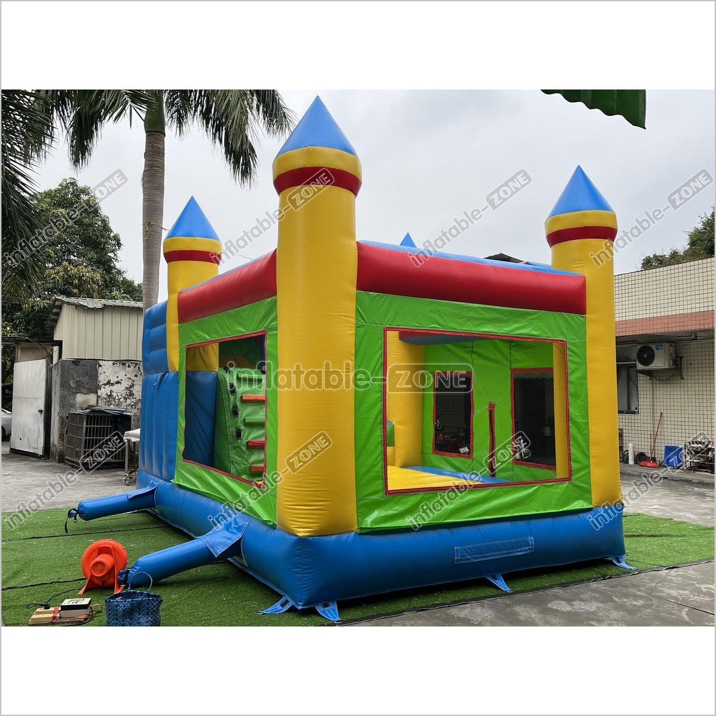 0.55MM PVC Inflatable Bouncy Castles Jumping Castle Indoor Bouncy House - Inflatable-Zone