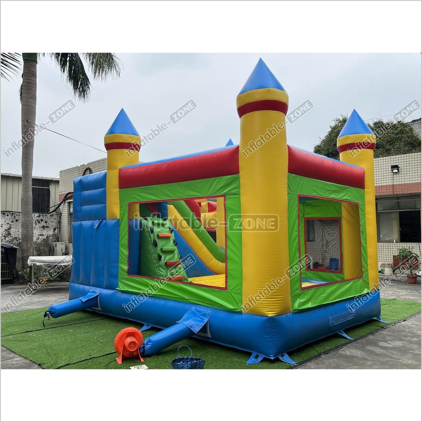 0.55MM PVC Inflatable Bouncy Castles Jumping Castle Indoor Bouncy House - Inflatable-Zone