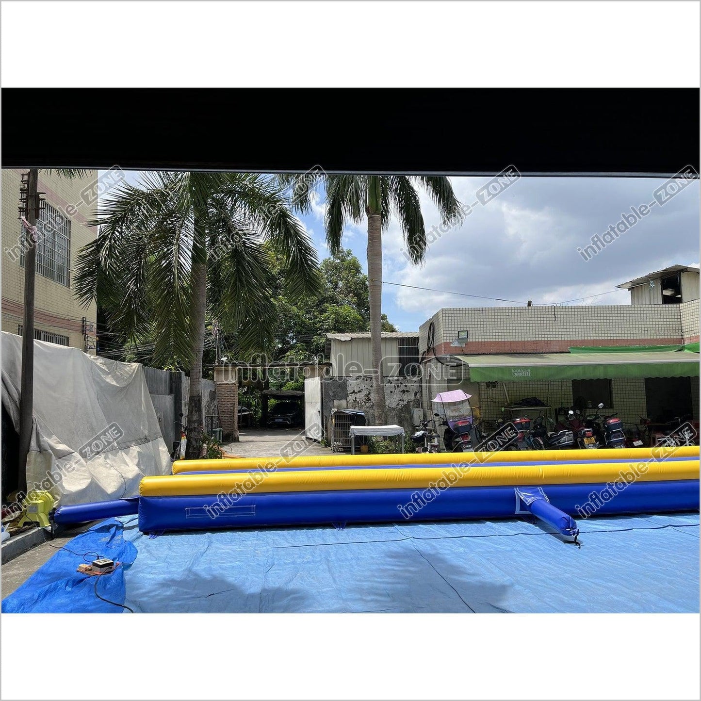 Inflatable Tumbling Track Blow Up Air Gym Mat - Inflatable-Zone