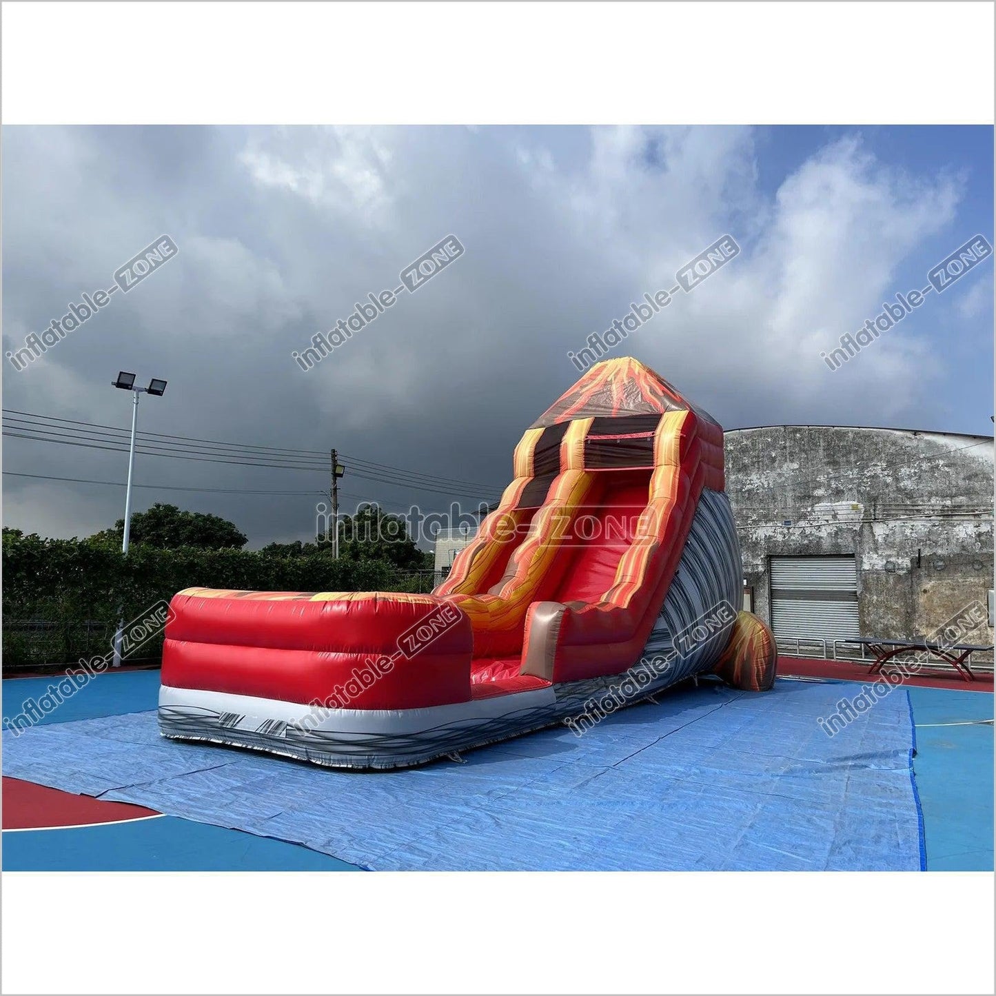 Inflatable Outdoor Water Slides, Commercial Water Slide With Inflatable Pool Combo - Inflatable-Zone