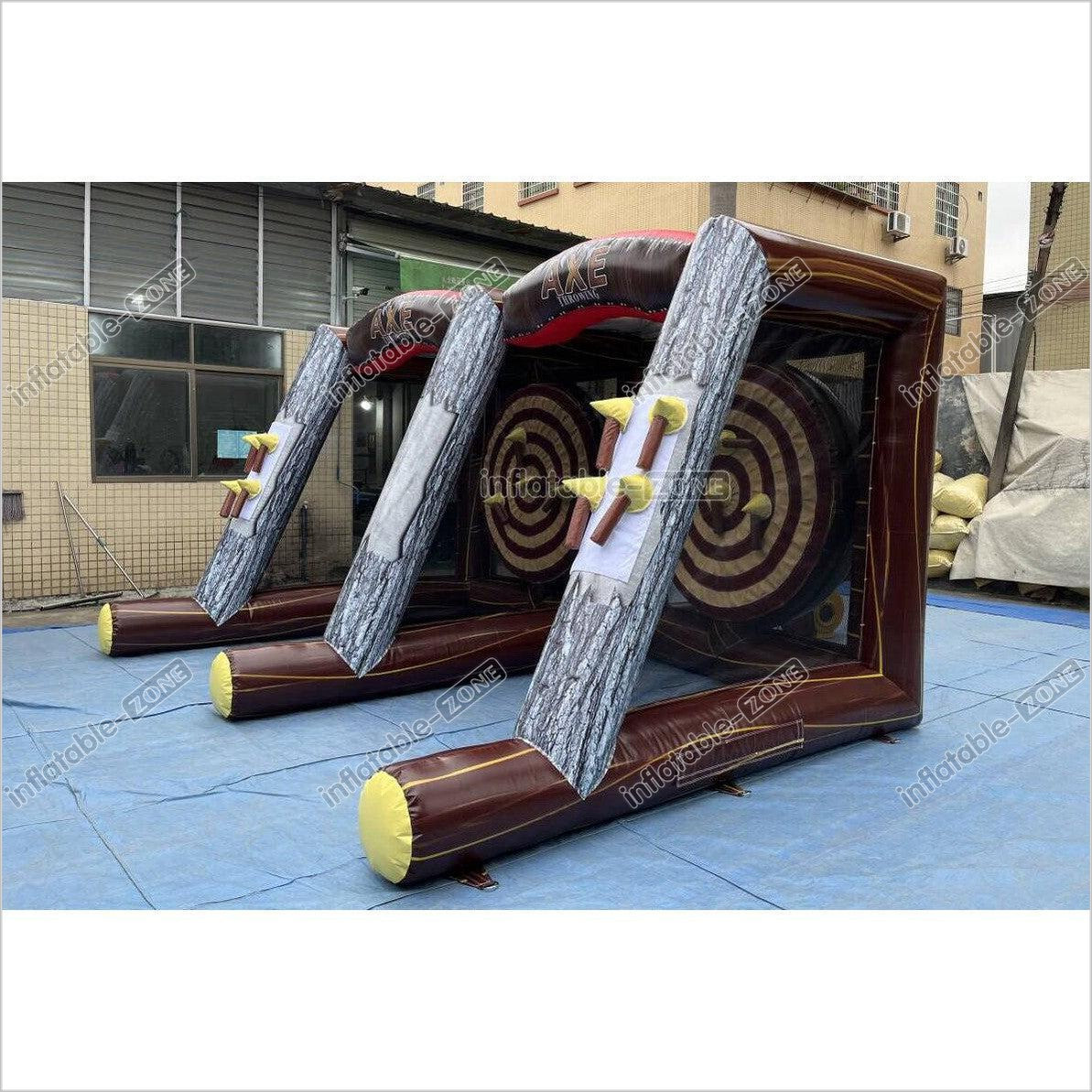 Fun Play Equipment Inflatable Axe Throwing Inflatable Sports Games For Kids And Adults - Inflatable-Zone