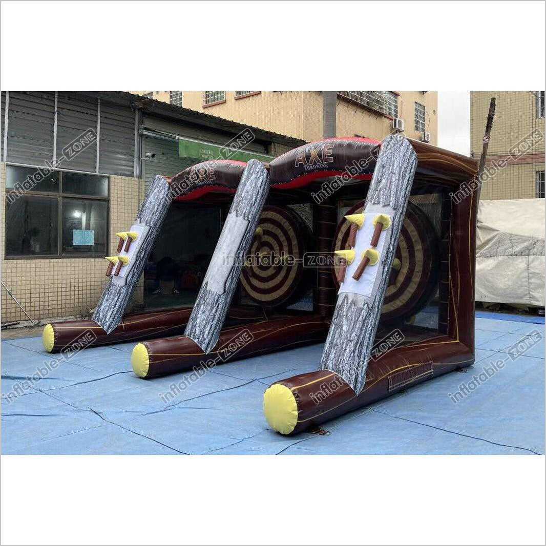 Fun Play Equipment Inflatable Axe Throwing Inflatable Sports Games For Kids And Adults - Inflatable-Zone