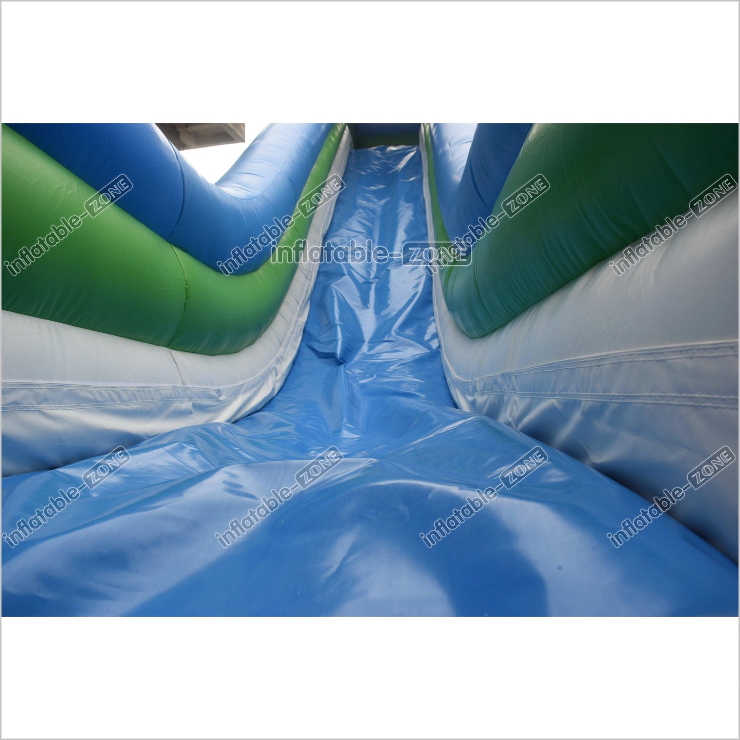 Sunny And Fun Double Water Slide Giant Commercial Inflatable Bouncy Slide With Pool For Children - Inflatable-Zone