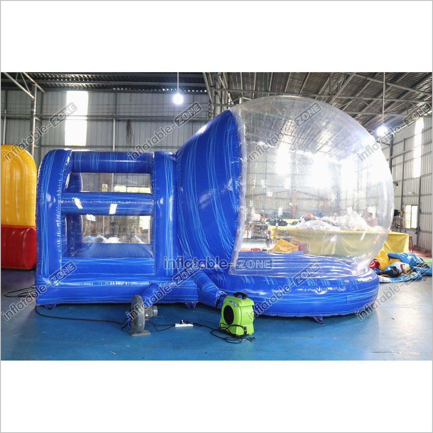 Inflatable Christmas Snowman Snow Globe Blow Up Santa Snow Globe Human Inflatable Snow Globe - Inflatable-Zone
