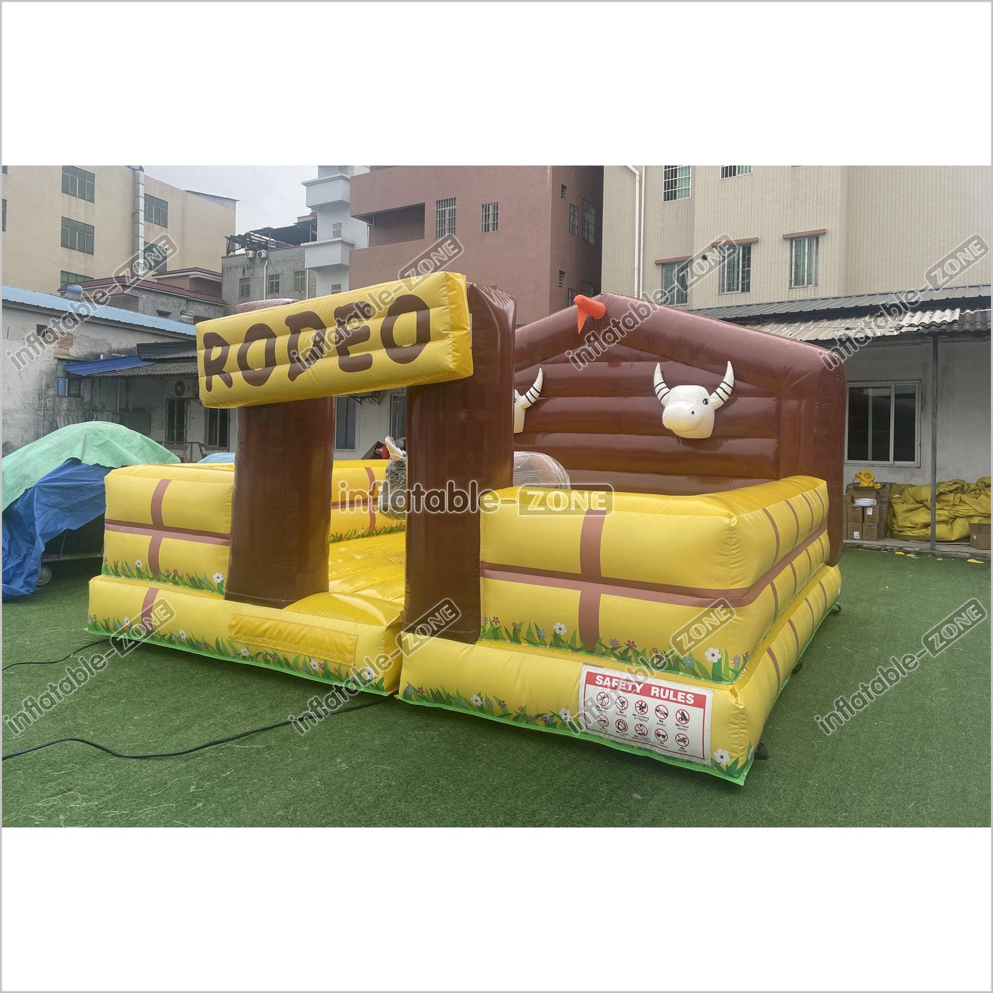 Inflatable Sports Games Hire Rodeo Bull Inflatable Electronic Bull Mechanical Bull Ride For Sale - Inflatable-Zone