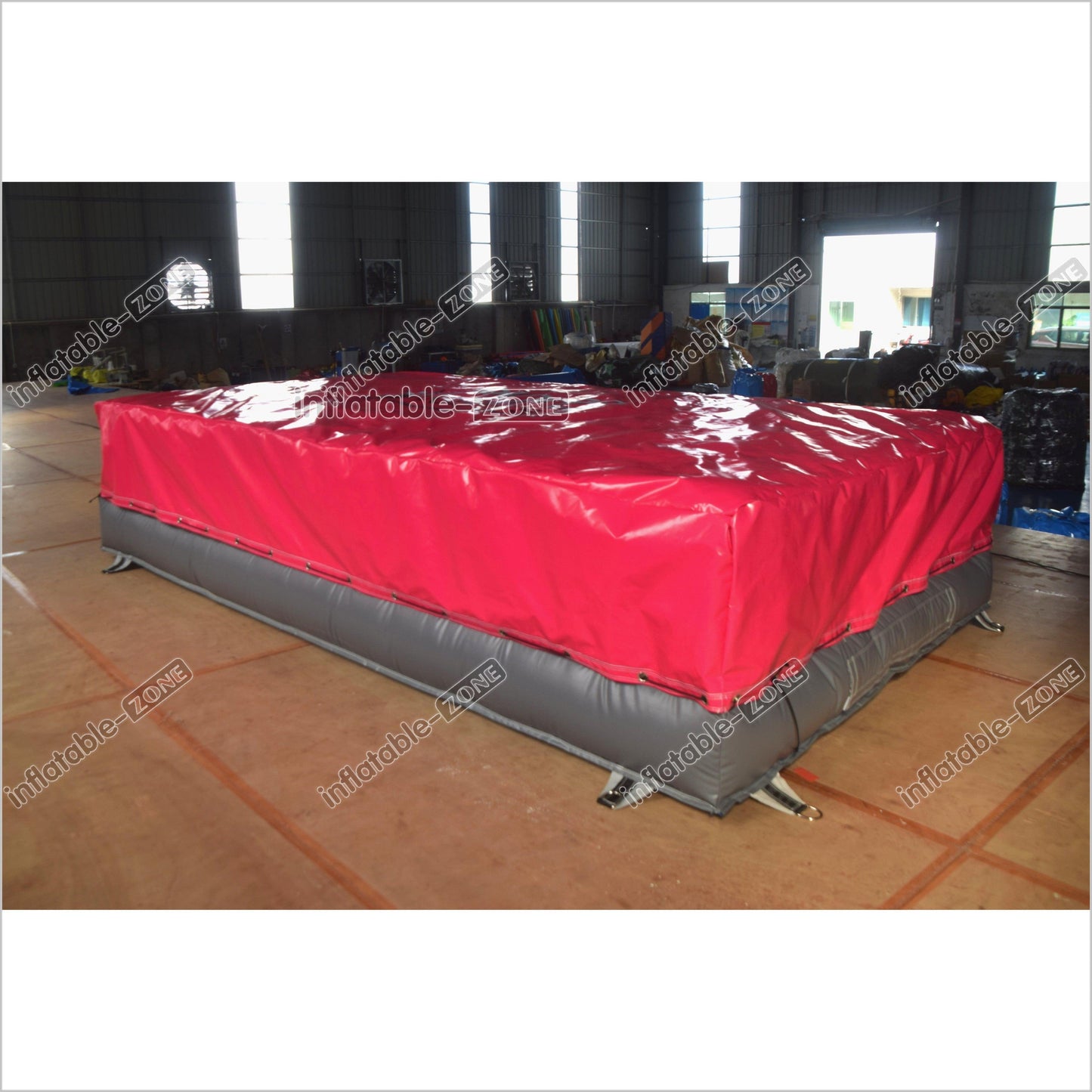 Indoor Trampoline Park Inflatable Foam Pit Air Bag Sealed Top Cover Inflatable Jump Stunt Airbag With Pillars - Inflatable-Zone