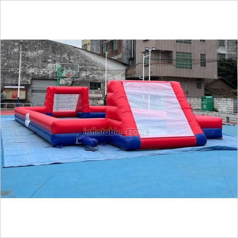 Huge Outdoor Inflatable Football Arena Pitch Interactive Giant Inflatable Soccer Field Sports Games - Inflatable-Zone
