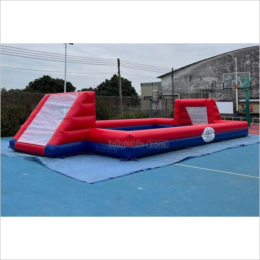 Huge Outdoor Inflatable Football Arena Pitch Interactive Giant Inflatable Soccer Field Sports Games - Inflatable-Zone