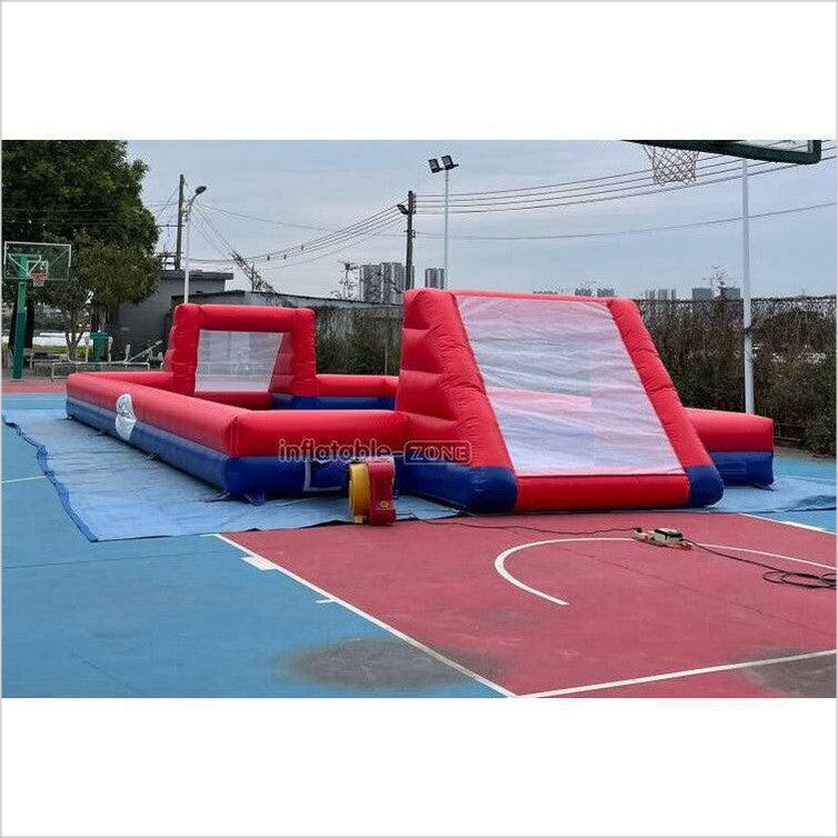 Huge Outdoor Inflatable Football Arena Pitch Interactive Giant Inflatable Soccer Field Sports Games - Inflatable-Zone
