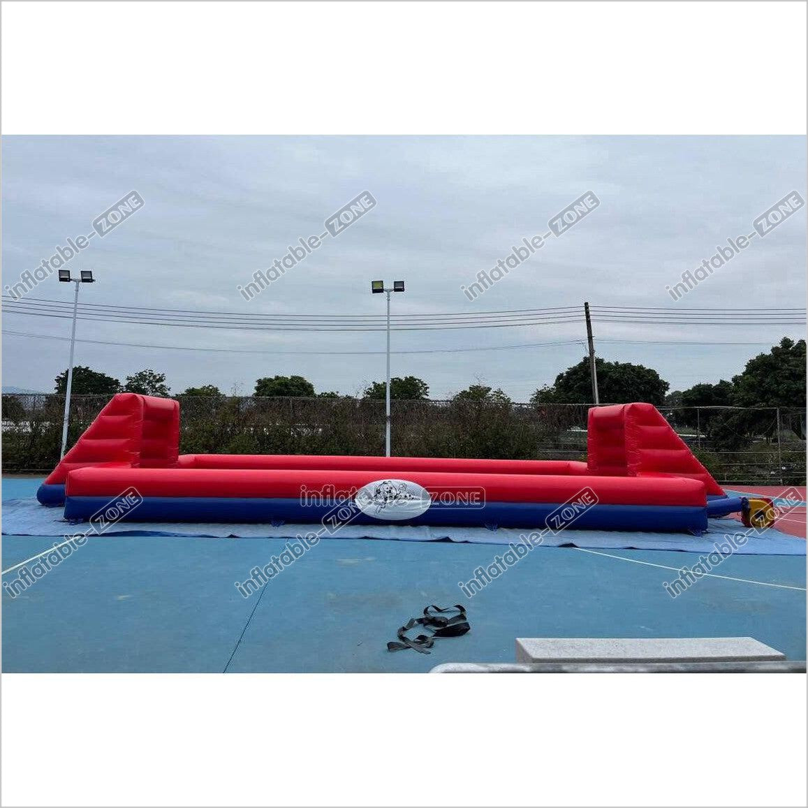 Huge Outdoor Inflatable Football Arena Pitch Interactive Giant Inflatable Soccer Field Sports Games - Inflatable-Zone