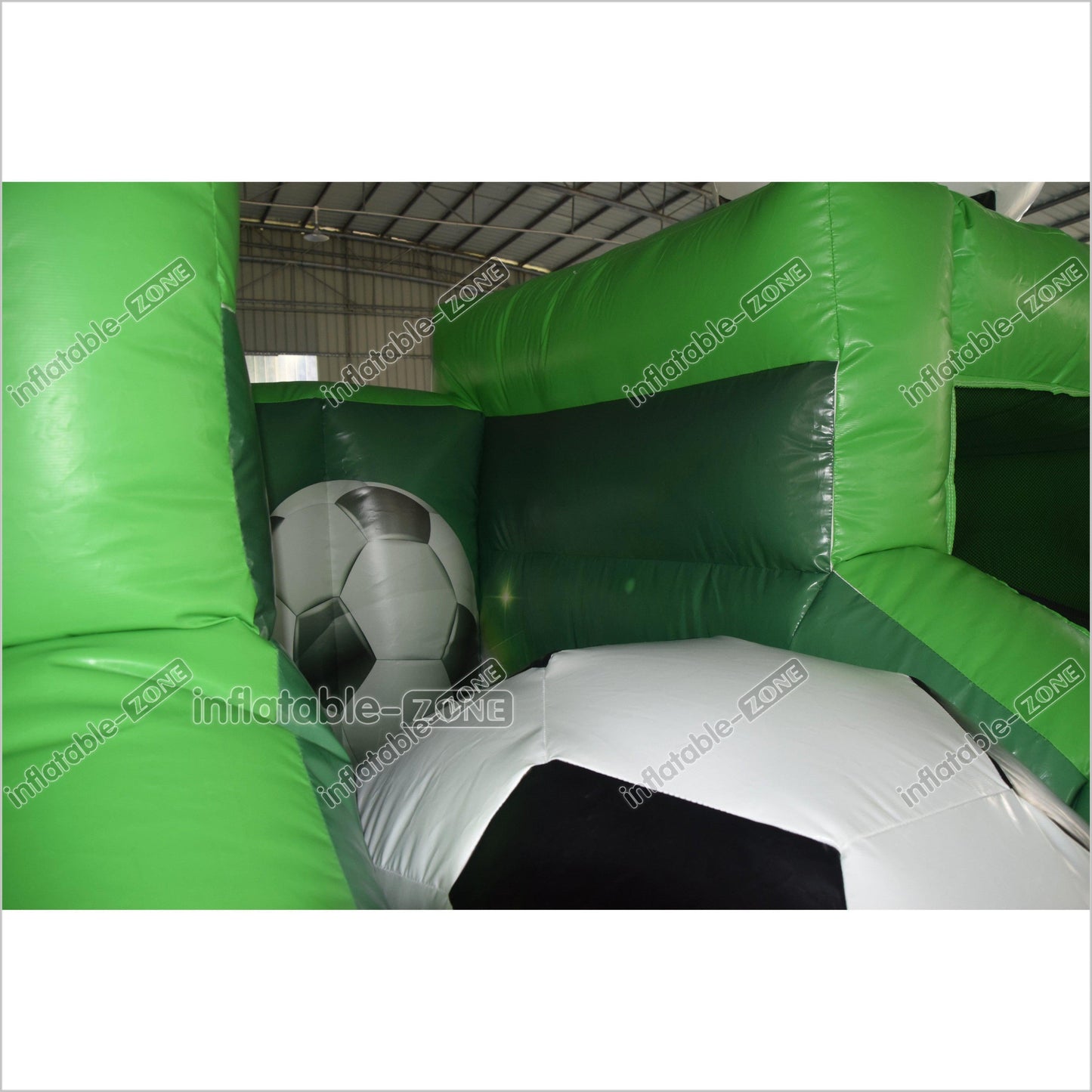 Inflatable Football Slide Children Sports Theme Bouncy Castle Inflatable Giant Slide Bounce Jumper - Inflatable-Zone