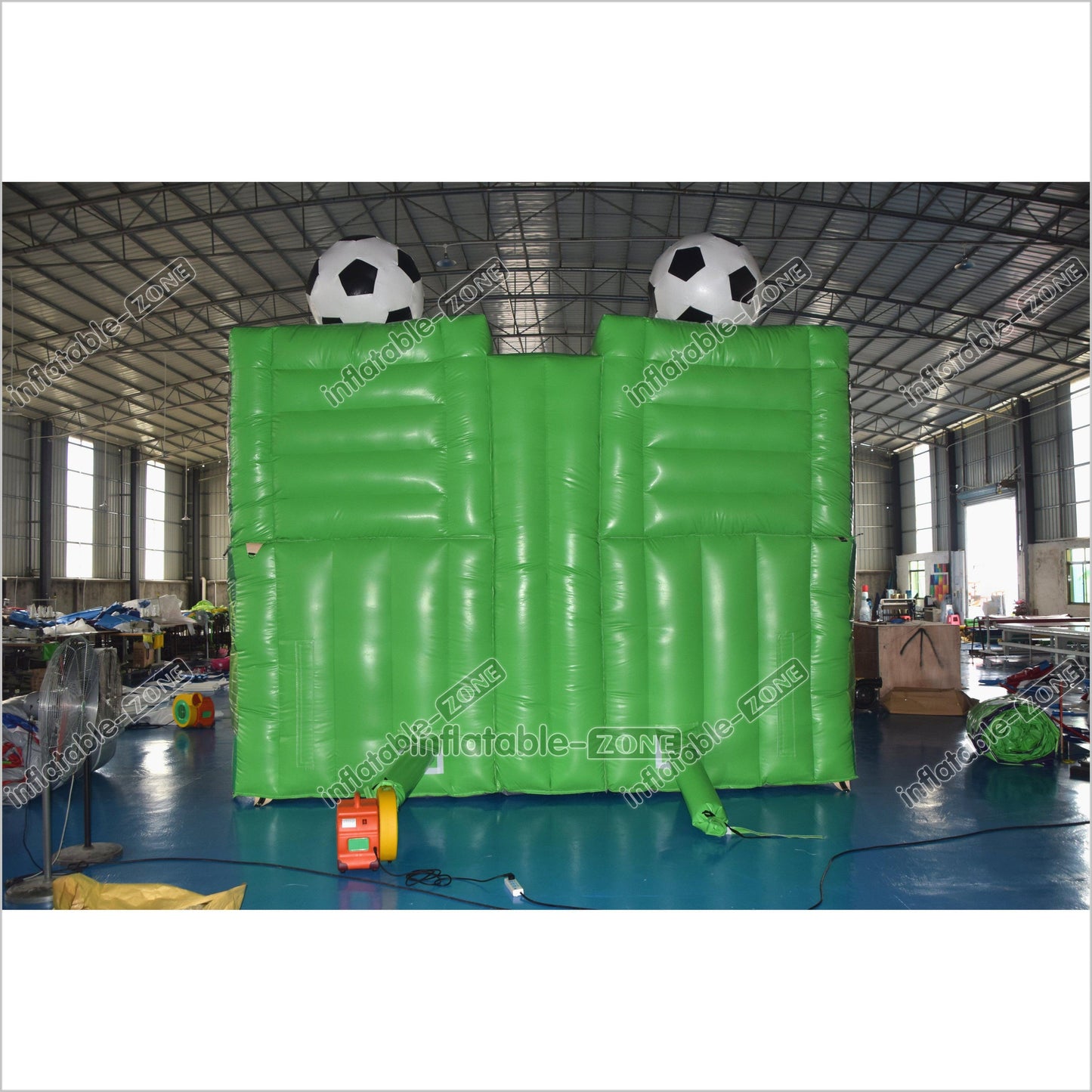 Inflatable Football Slide Children Sports Theme Bouncy Castle Inflatable Giant Slide Bounce Jumper - Inflatable-Zone