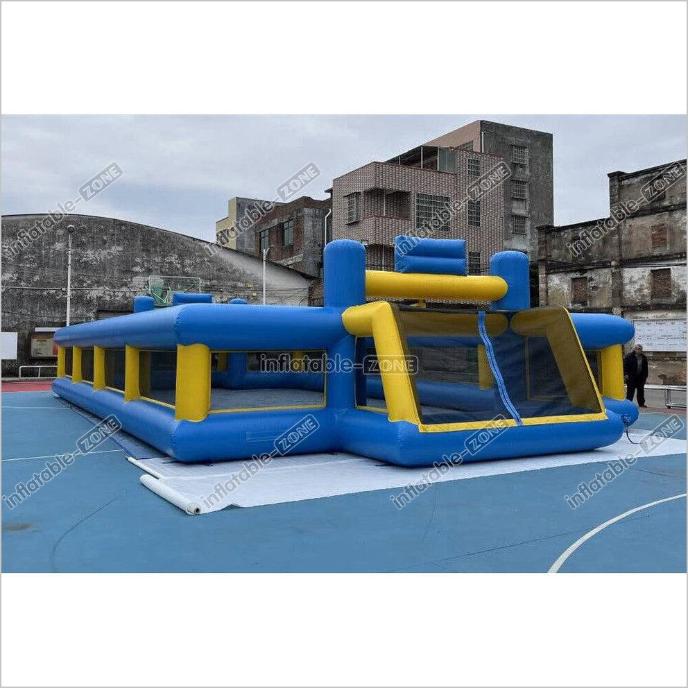 Outdoor Interactive Soccer Playground Equipment Inflatable Human Football Field Games - Inflatable-Zone