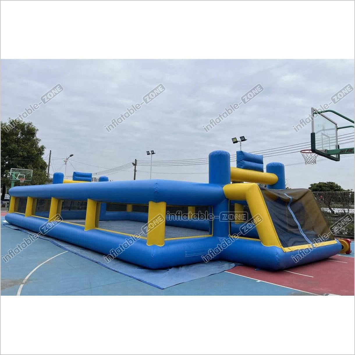 Outdoor Interactive Soccer Playground Equipment Inflatable Human Football Field Games - Inflatable-Zone