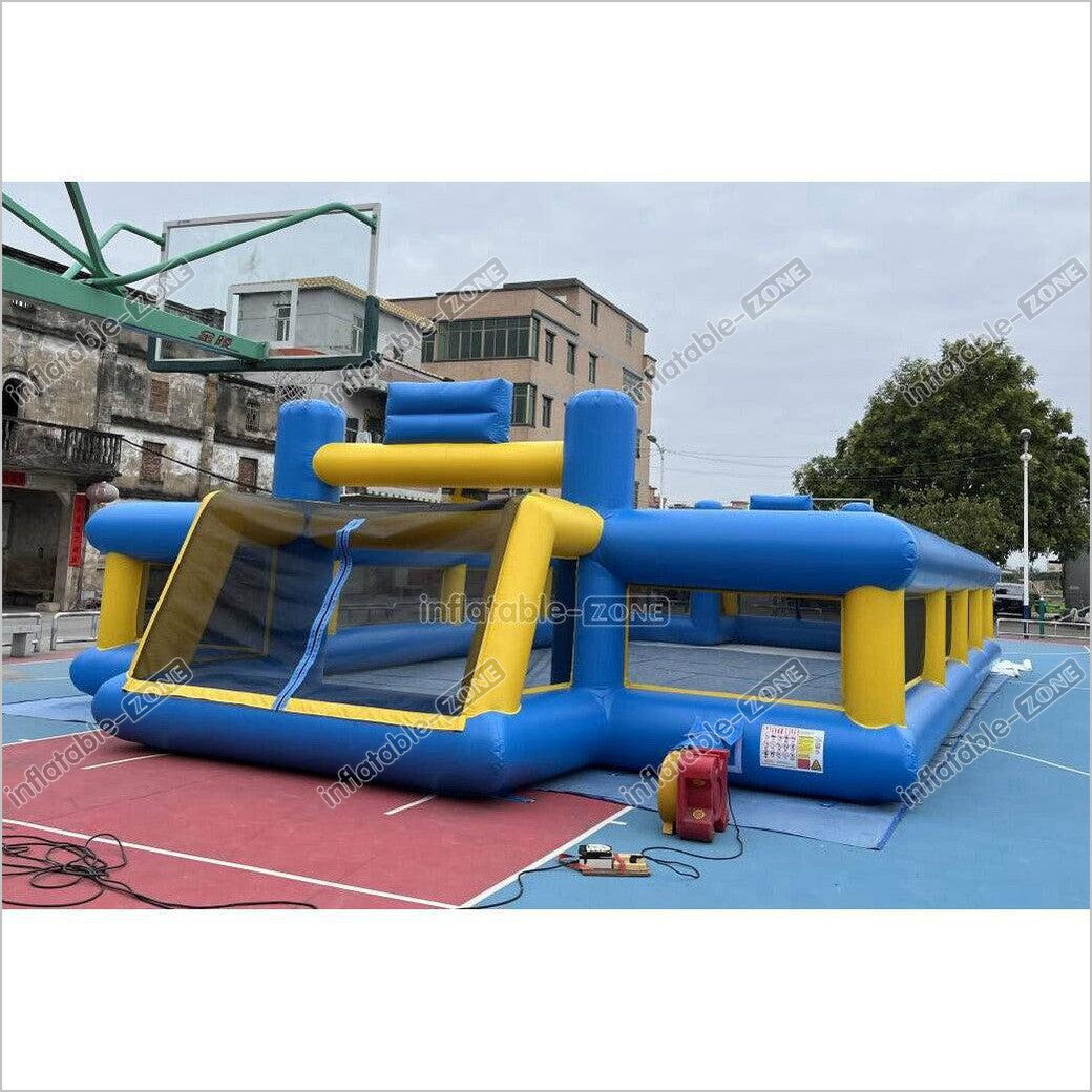 Outdoor Interactive Soccer Playground Equipment Inflatable Human Football Field Games - Inflatable-Zone