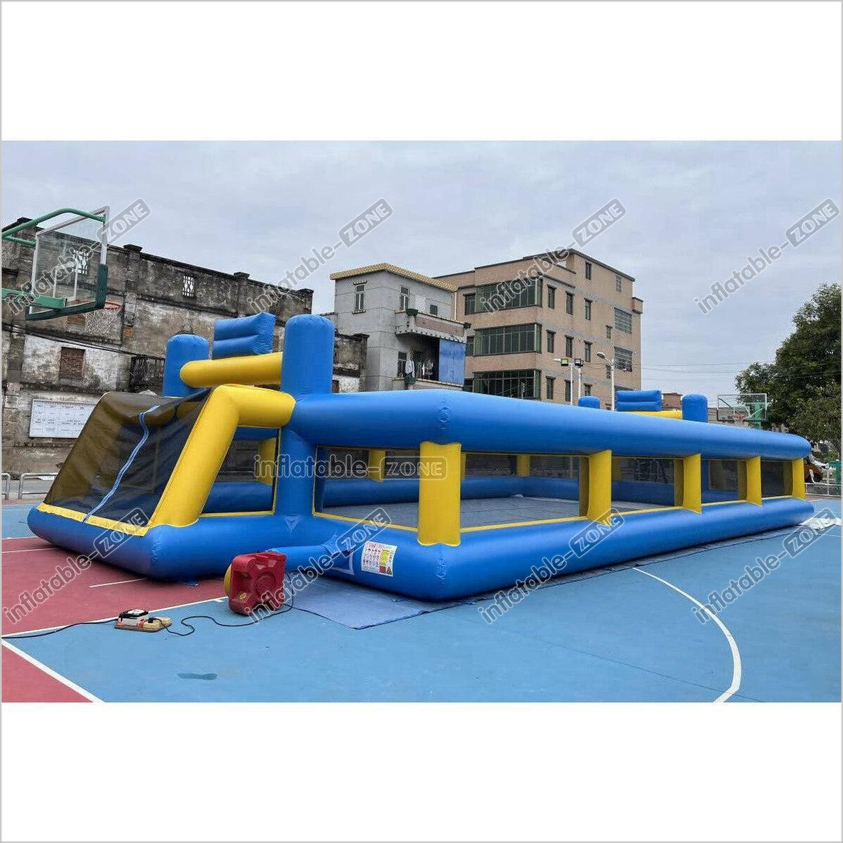 Outdoor Interactive Soccer Playground Equipment Inflatable Human Football Field Games - Inflatable-Zone