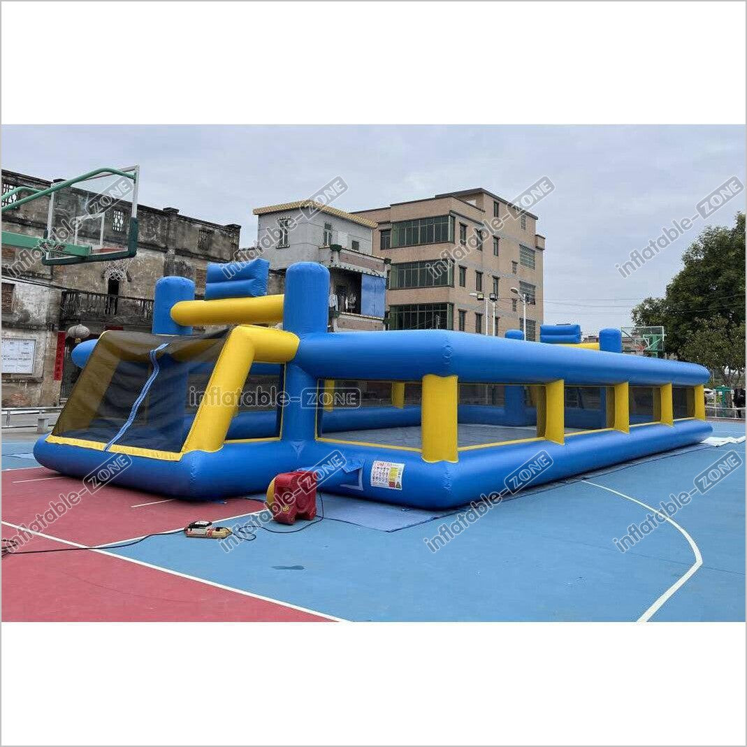 Outdoor Interactive Soccer Playground Equipment Inflatable Human Football Field Games - Inflatable-Zone