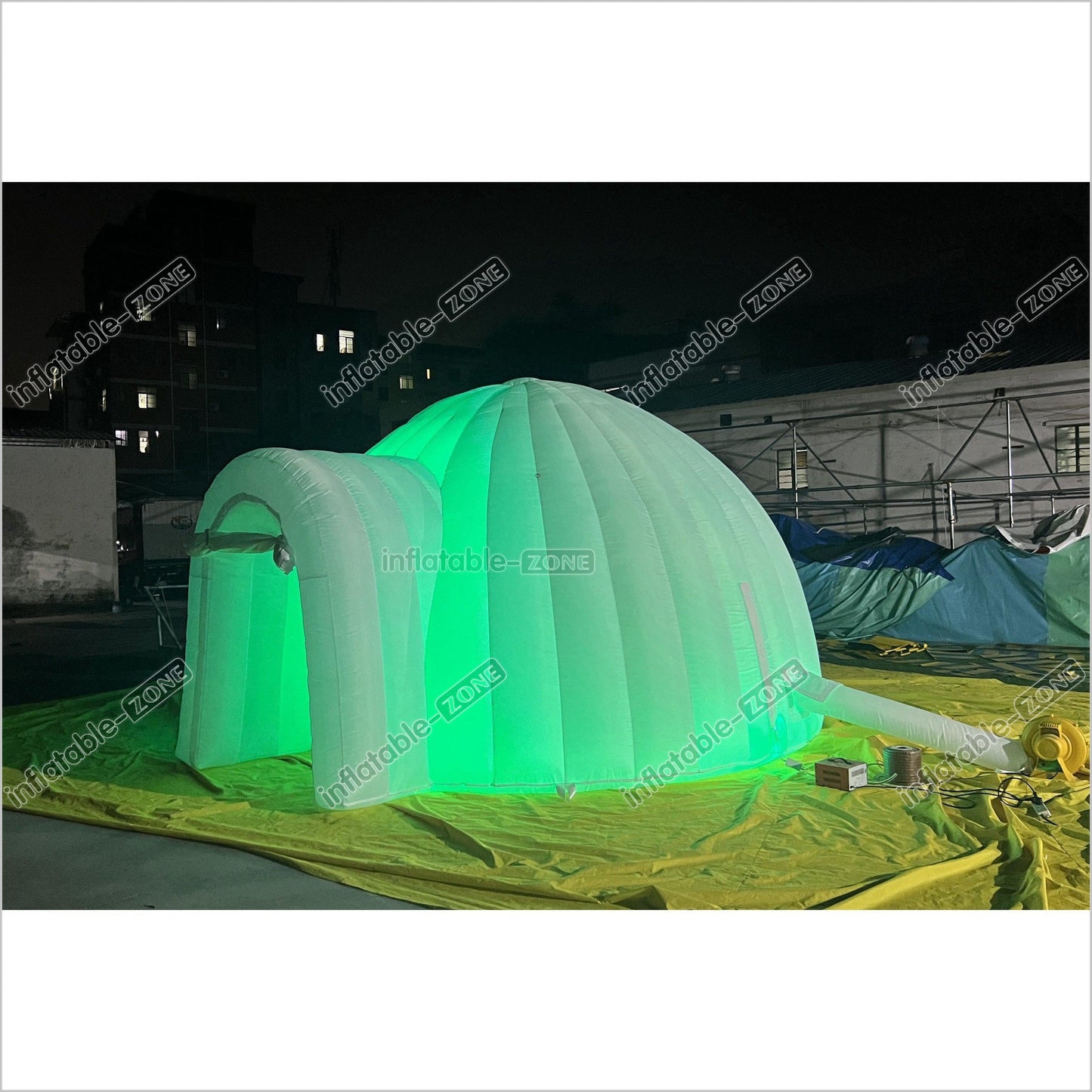 Commercial Inflatable Club With LED Lights Inflatable Igloo Dome Party Tent For Outdoor Advertising Event - Inflatable-Zone