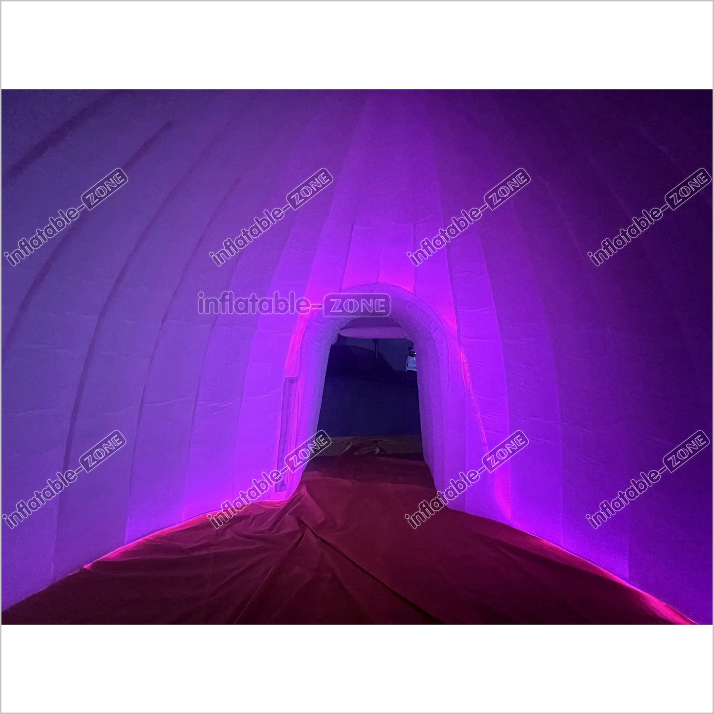 Commercial Inflatable Club With LED Lights Inflatable Igloo Dome Party Tent For Outdoor Advertising Event - Inflatable-Zone