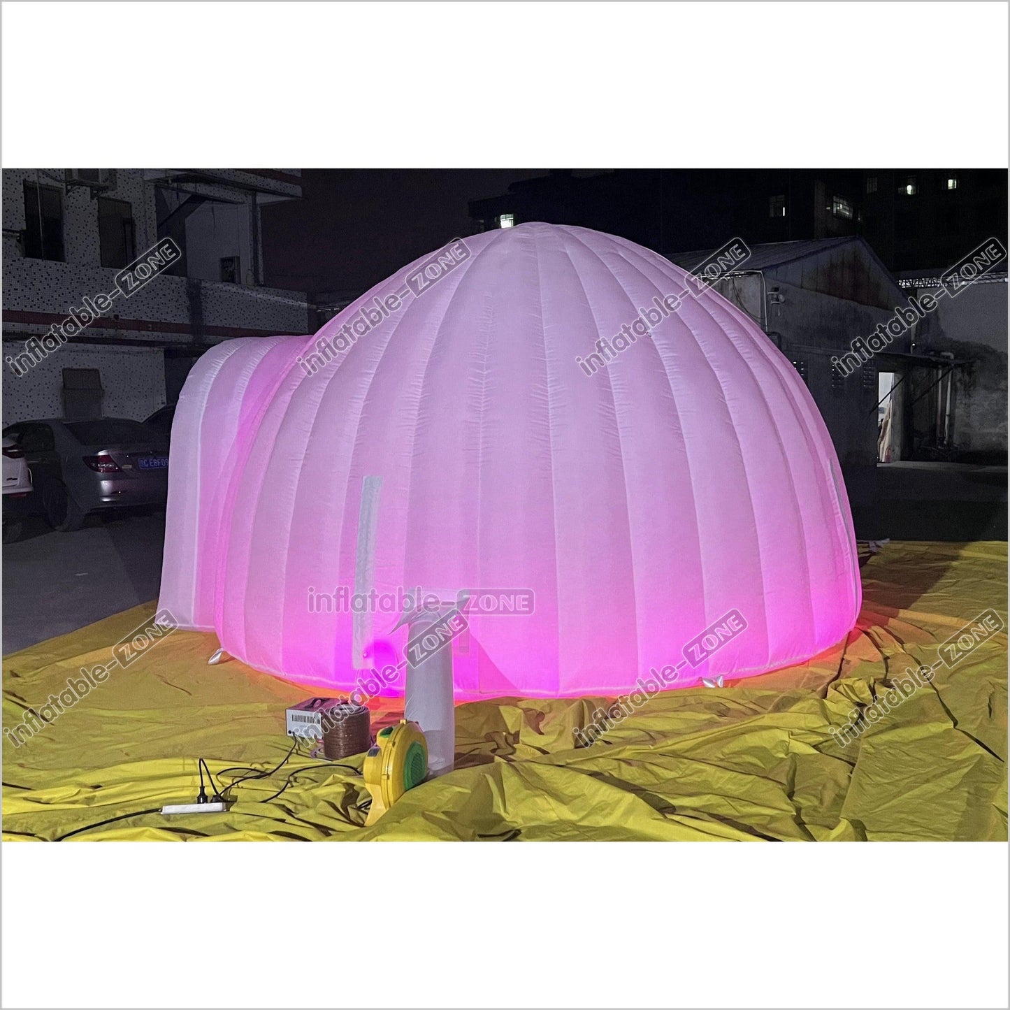 Commercial Inflatable Club With LED Lights Inflatable Igloo Dome Party Tent For Outdoor Advertising Event - Inflatable-Zone