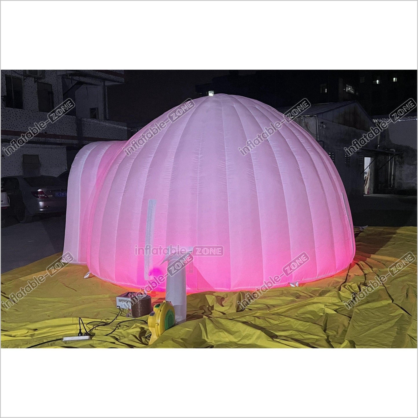 Commercial Inflatable Club With LED Lights Inflatable Igloo Dome Party Tent For Outdoor Advertising Event - Inflatable-Zone