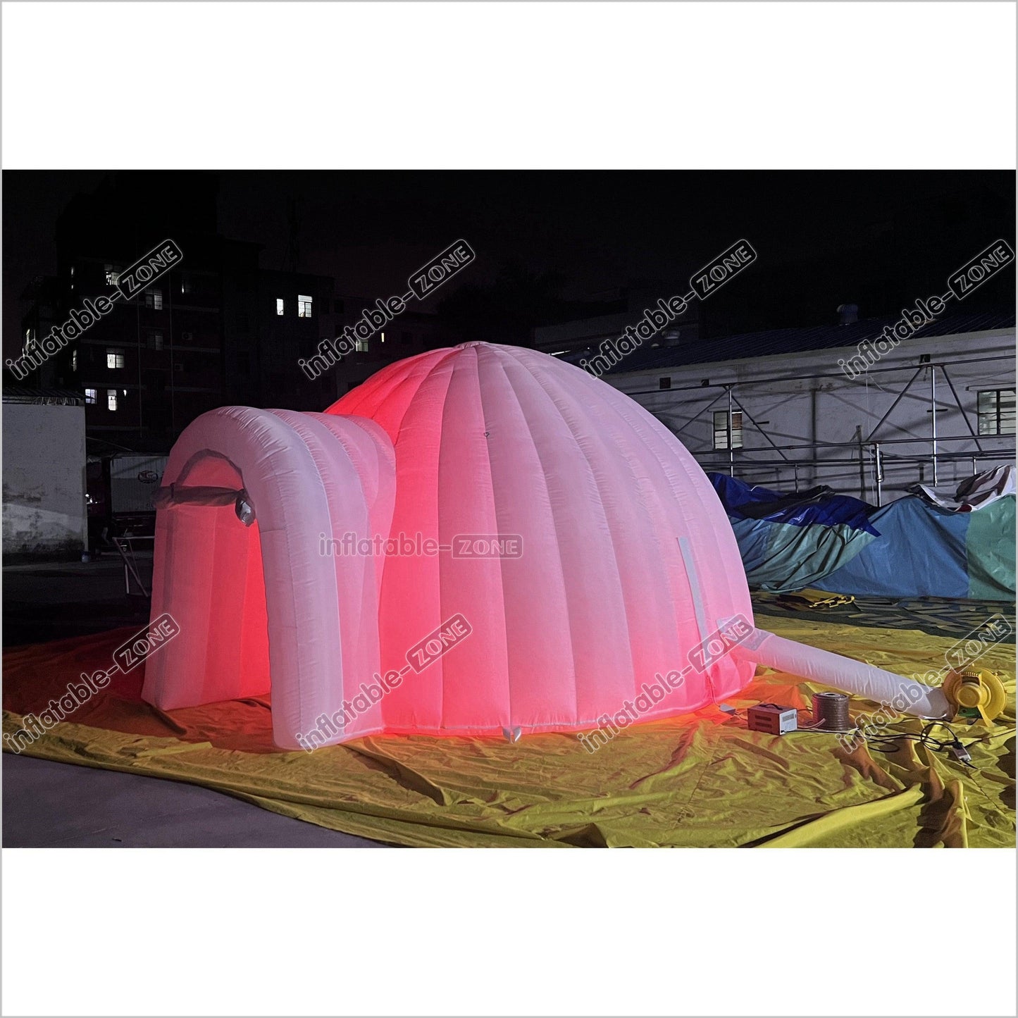Commercial Inflatable Club With LED Lights Inflatable Igloo Dome Party Tent For Outdoor Advertising Event - Inflatable-Zone