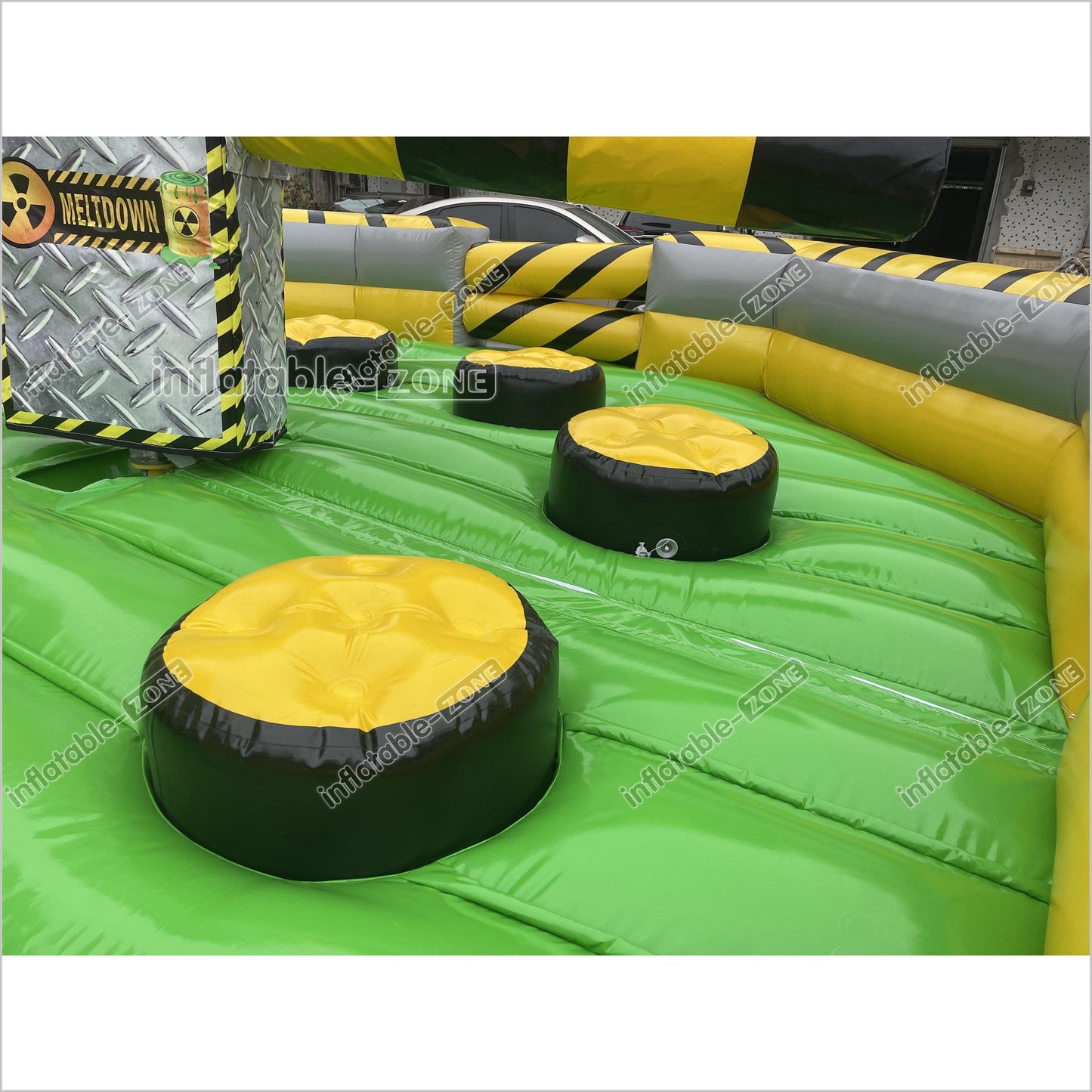 Classic Commercial Party Inflatable Meltdown Mechanical Game Inflatable Jumping Mattress Wipeout Machine - Inflatable-Zone