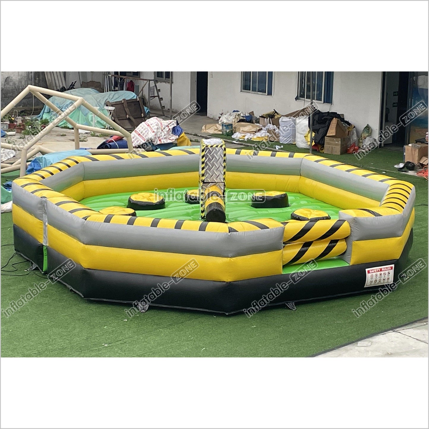 Classic Commercial Party Inflatable Meltdown Mechanical Game Inflatable Jumping Mattress Wipeout Machine - Inflatable-Zone