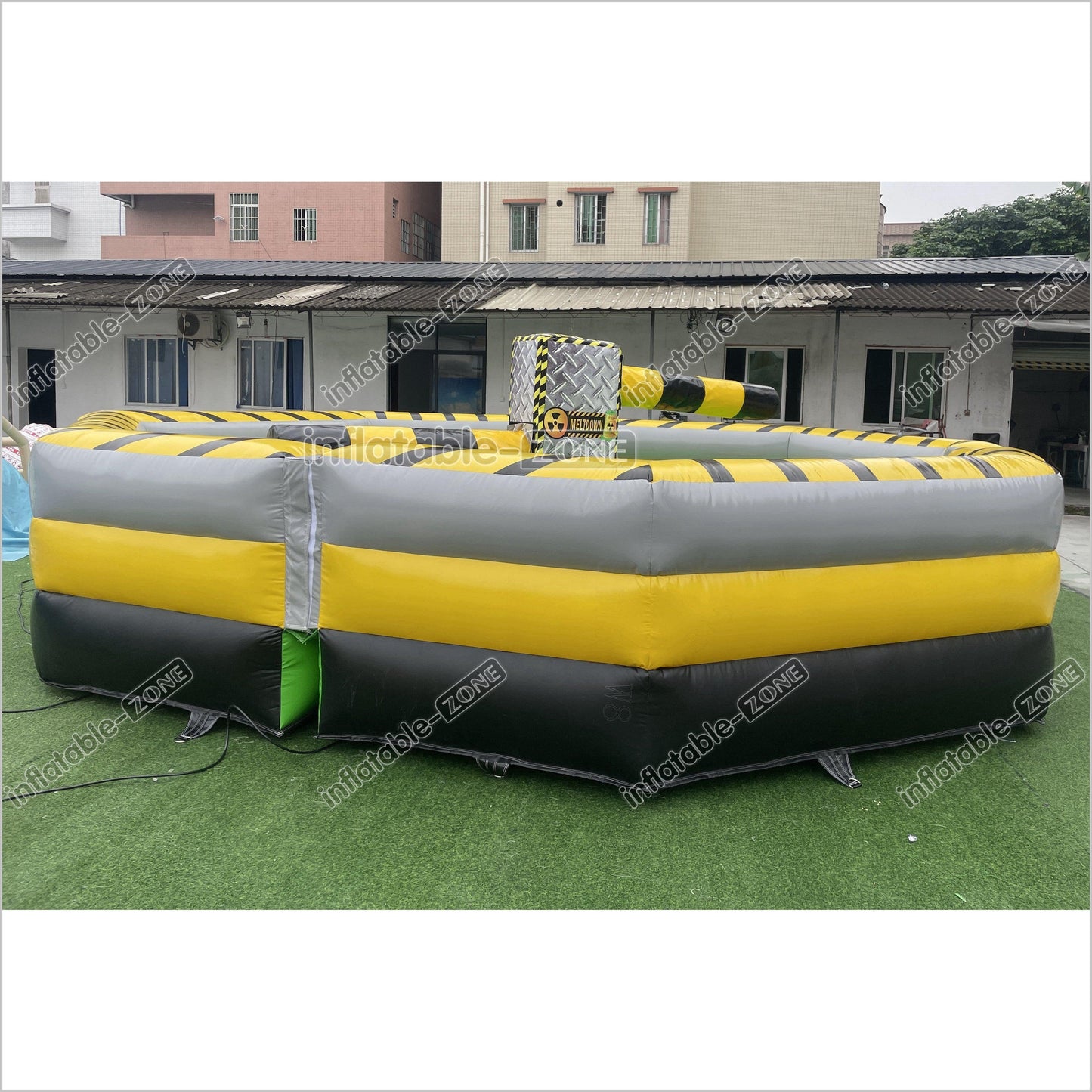 Classic Commercial Party Inflatable Meltdown Mechanical Game Inflatable Jumping Mattress Wipeout Machine - Inflatable-Zone