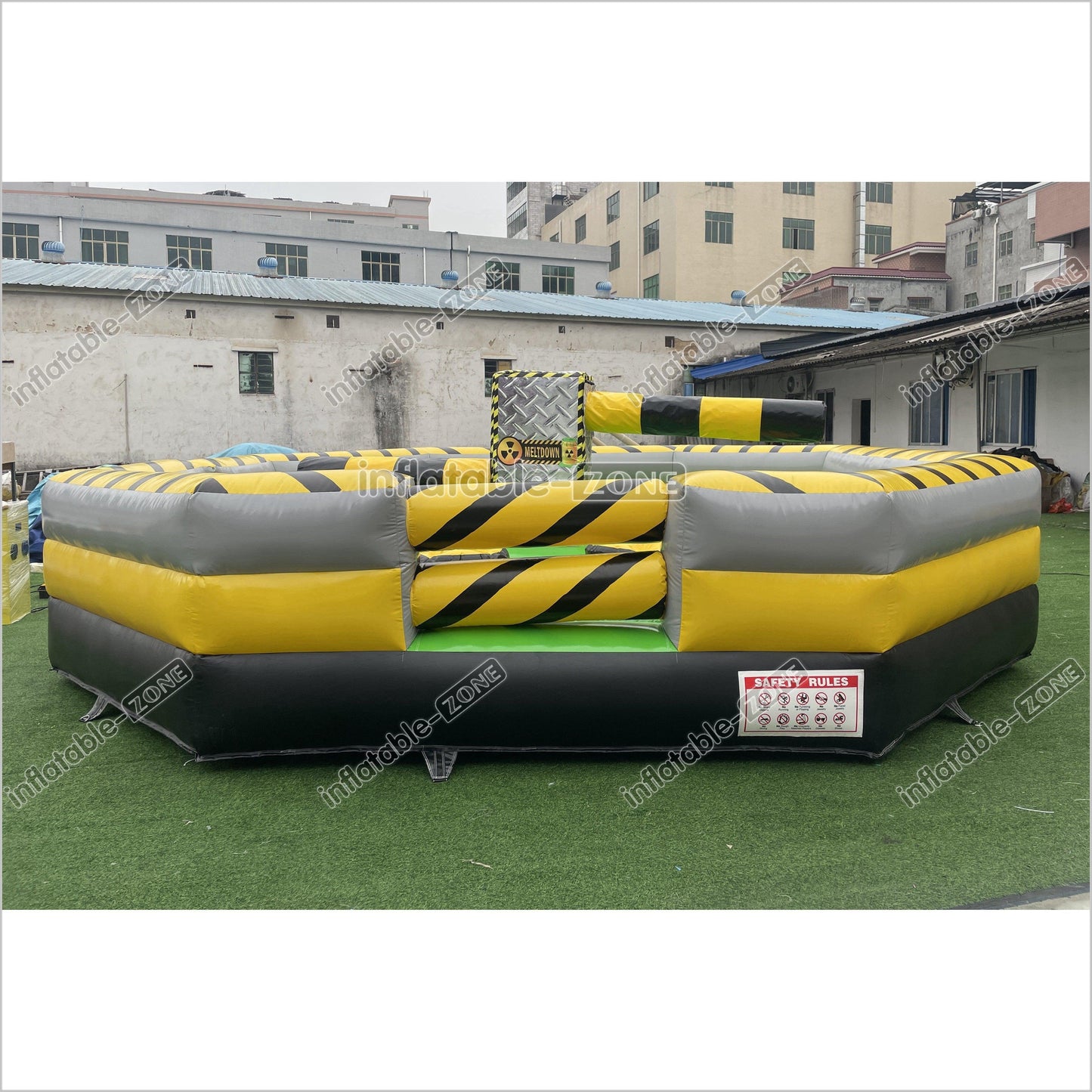 Classic Commercial Party Inflatable Meltdown Mechanical Game Inflatable Jumping Mattress Wipeout Machine - Inflatable-Zone